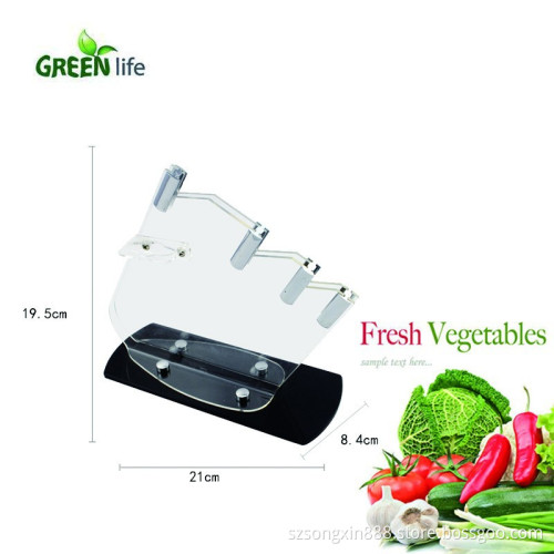 Mirror Polished 5 piece promotional ceramic knife set 6.5 inch Chef's Knife balck handle and blade